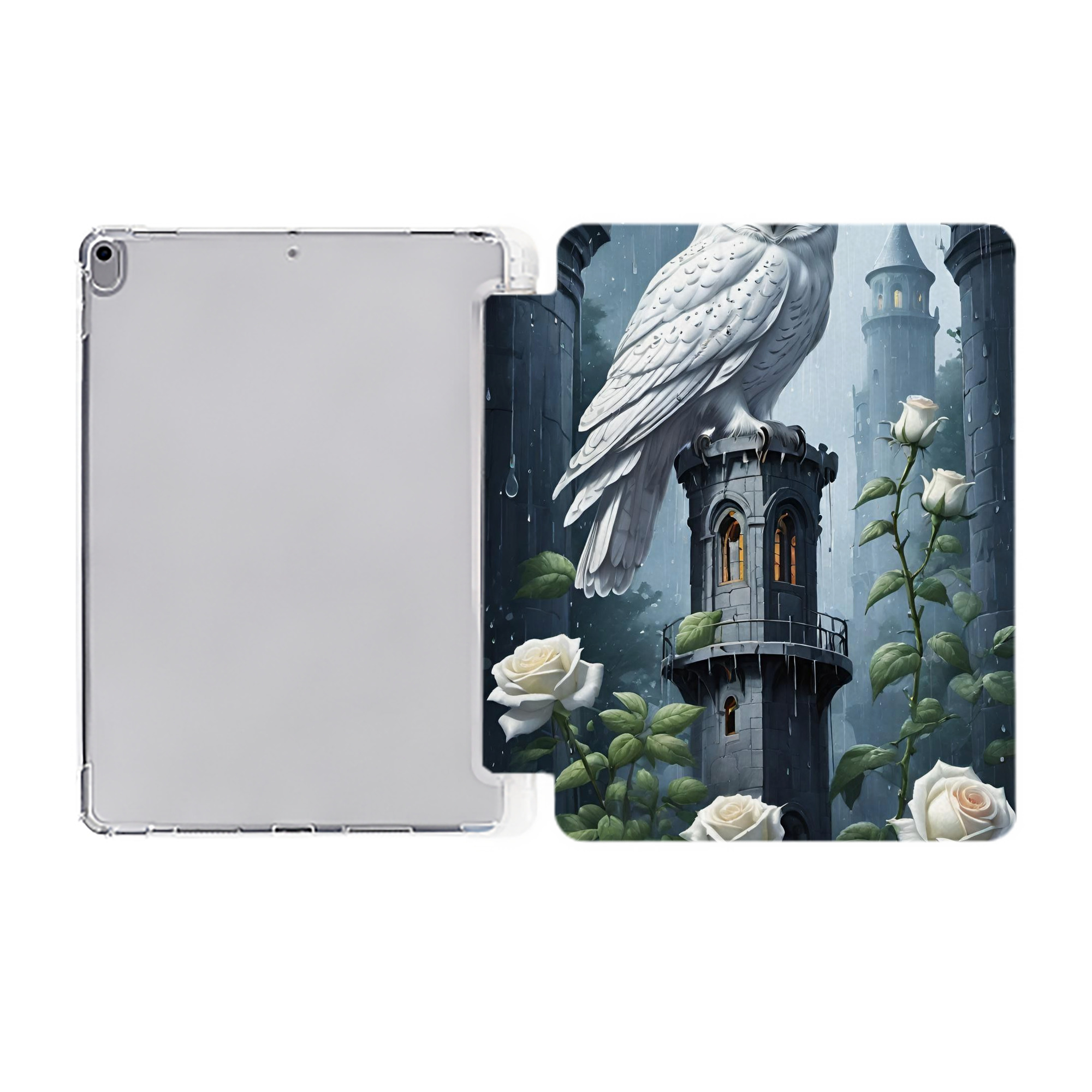（画像用） Harry Potter ハリー・ポッターシリーズ IPad ケース ペン収納付き 三つ折りスタンド PUレザー×シリコン 対応機種9.5/10.5/10.9インチ